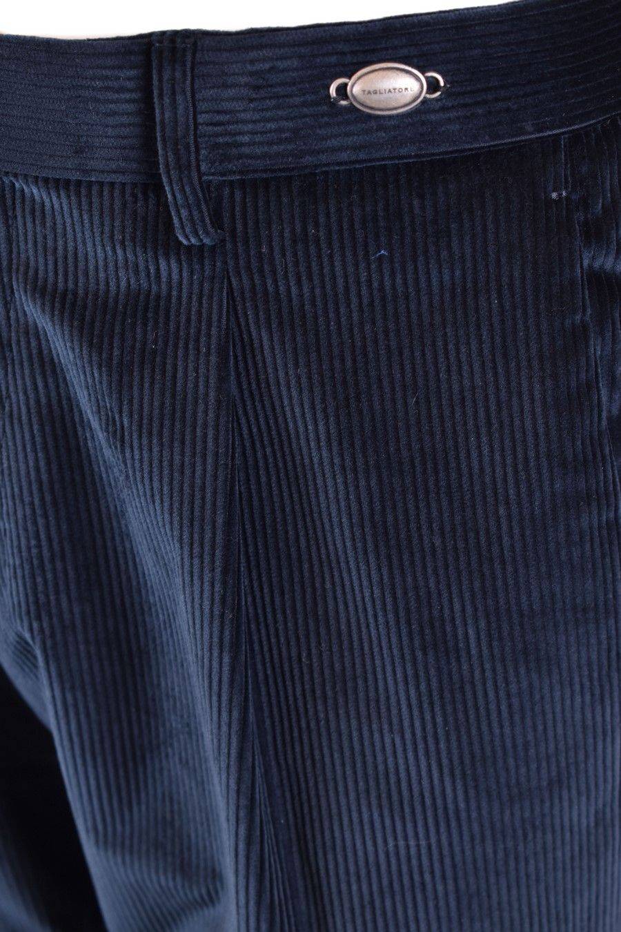 TAGLIATORE  Pantaloni Uomo in Cotone Elasticizzato Blu Tagliatore Sconto