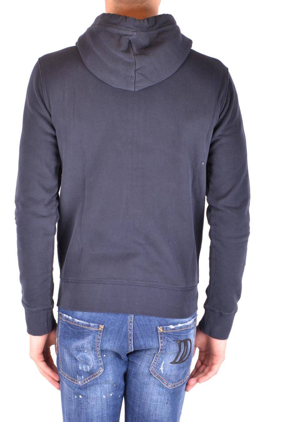WOOLRICH  Felpa Blu in Cotone Woolrich da Uomo Online