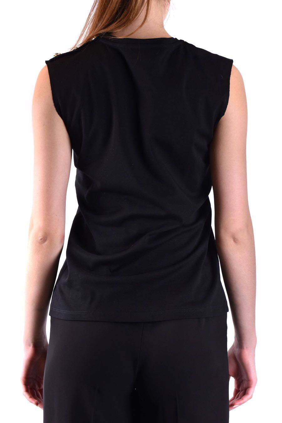 PHILIPP PLEIN  Elegante Top Nero in Cotone Philipp Plein per Donna Outlet