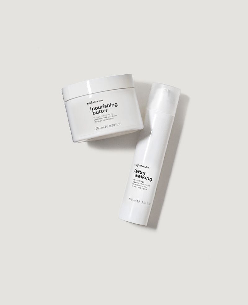 AAA/UNBRANDED Set Unisex Crema Rigenerante & Burro Nutriente Post-Sport