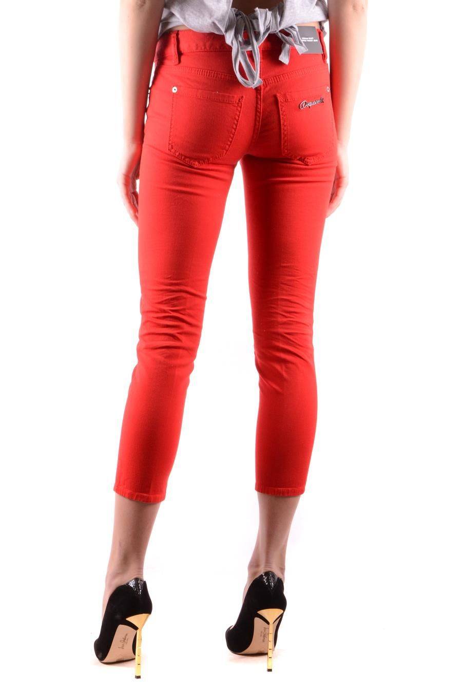 DSQUARED2  Jeans Rossi Skinny DSQUARED2 da Donna - Elasticizzati Comodi Moda