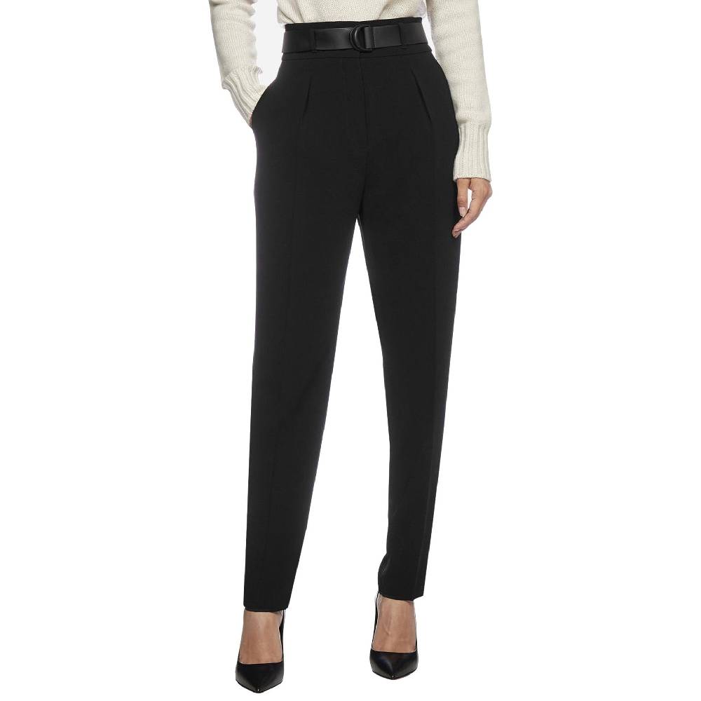 MAX MARA STUDIO  Pantaloni Eleganti Neri a Vita Alta Max Mara Studio per Donna Spedizione gratuita