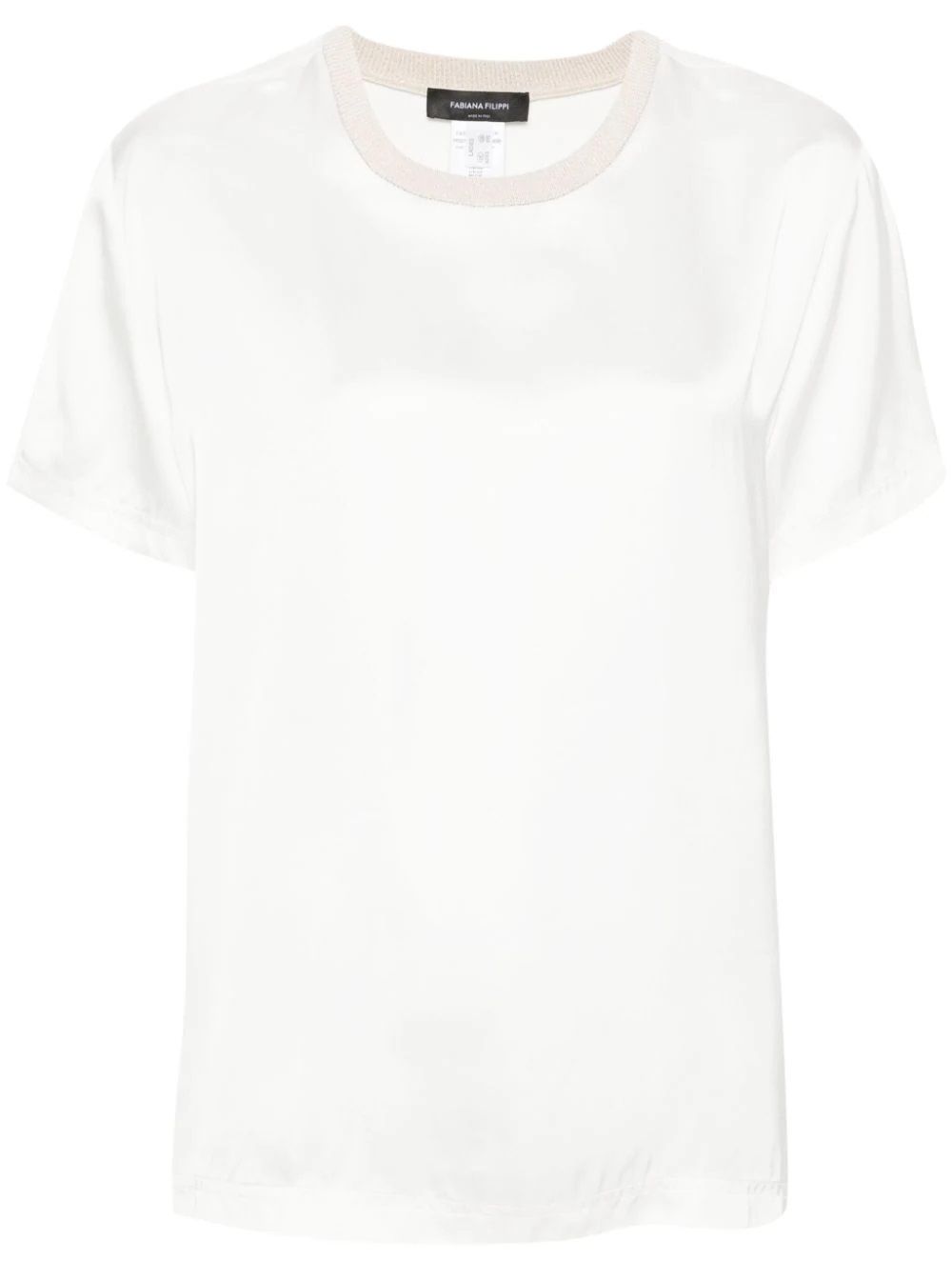 FABIANA FILIPPI Top Bianco FABIANA FILIPPI - Top Premium da Donna 100% VI