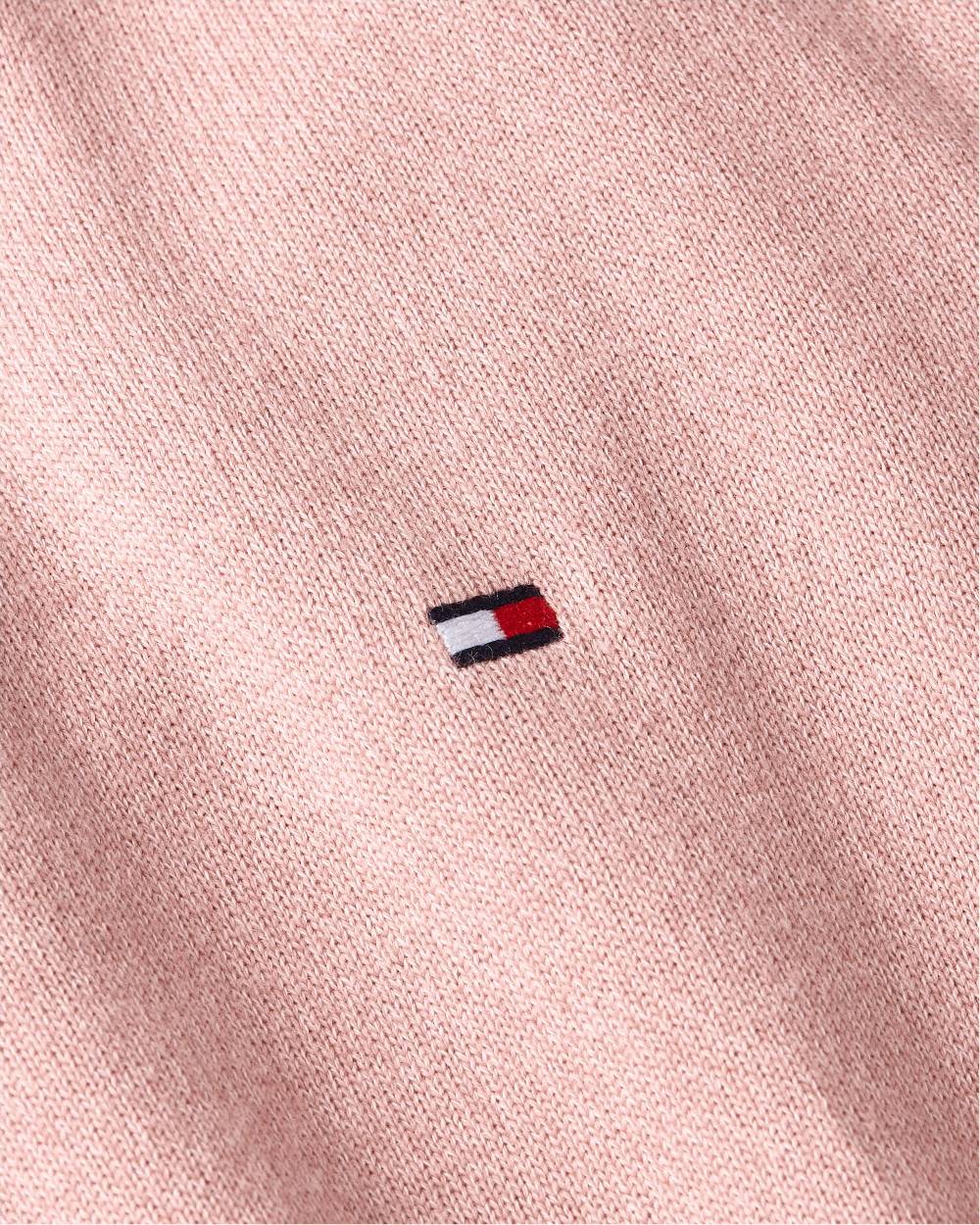 TOMMY HILFIGER  Felpa Rosa in Cotone di Tommy Hilfiger per Uomo Offerta speciale