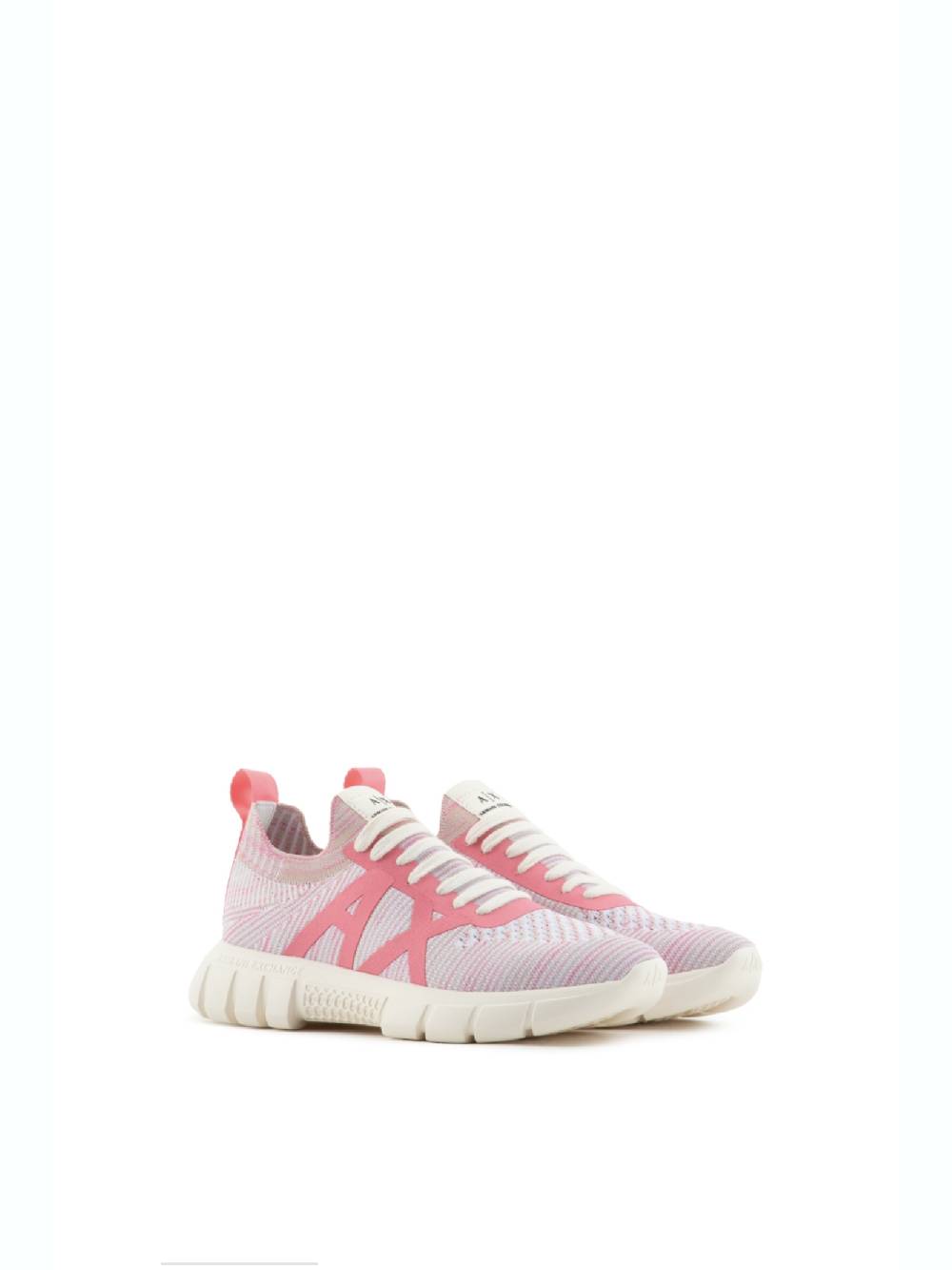ARMANI EXCHANGE  Sneakers Armani Exchange Fucsia - Pelle e Tessuto Comodi Comprare a buon mercato