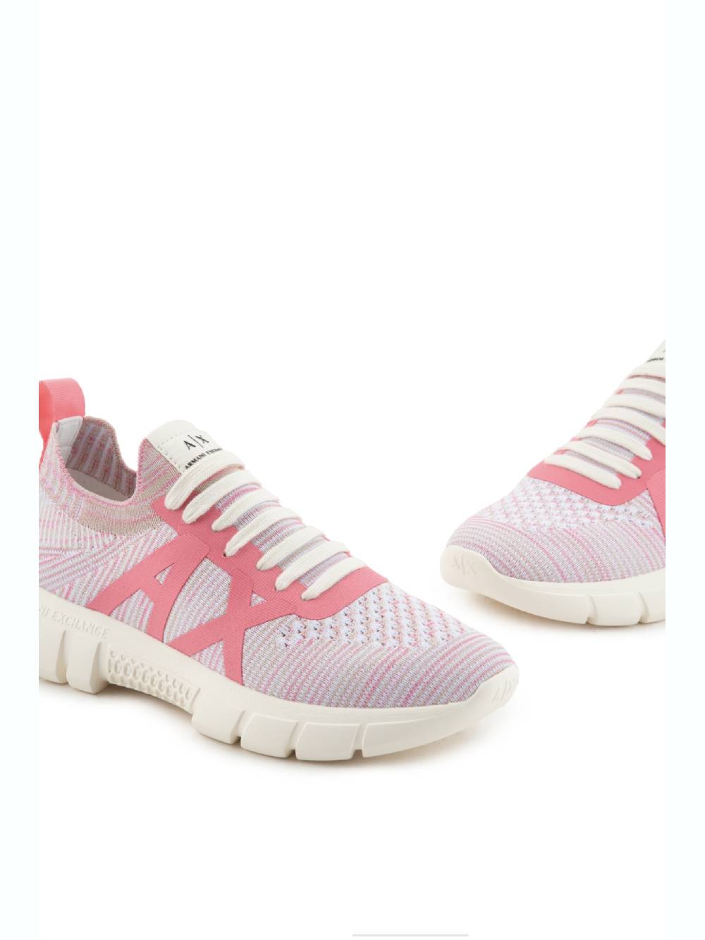 ARMANI EXCHANGE  Sneakers Armani Exchange Fucsia - Pelle e Tessuto Comodi Comprare a buon mercato