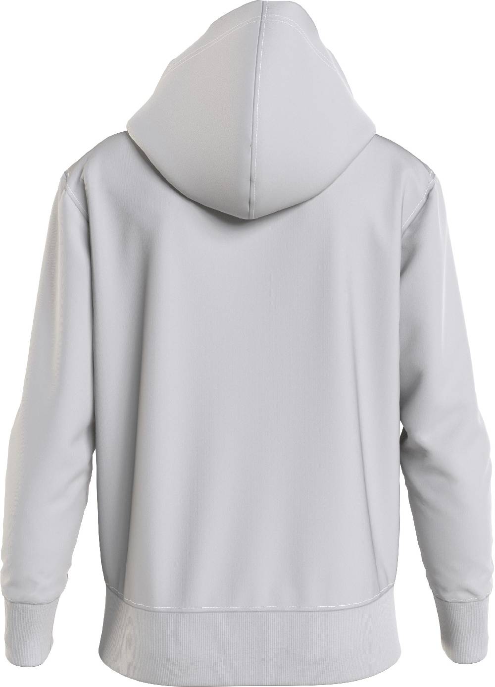 CALVIN KLEIN  Felpa con Cappuccio Grigia Calvin Klein in Cotone Uomo Flash Sale
