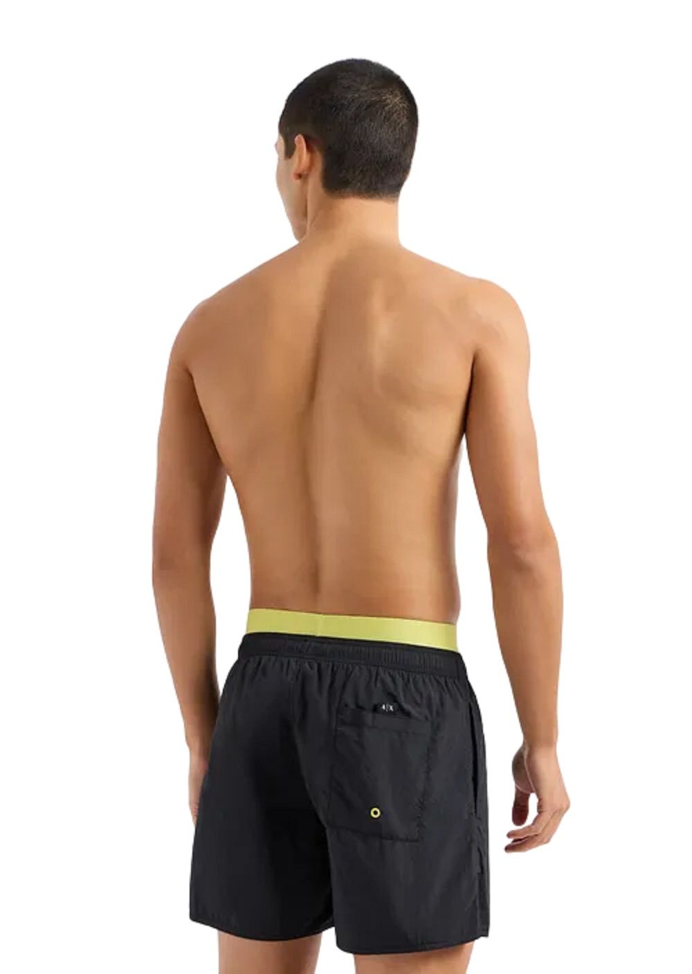 ARMANI EXCHANGE  Costume da Bagno Nero Uomo Armani Exchange - 100% Poliammide Fornitura limitata