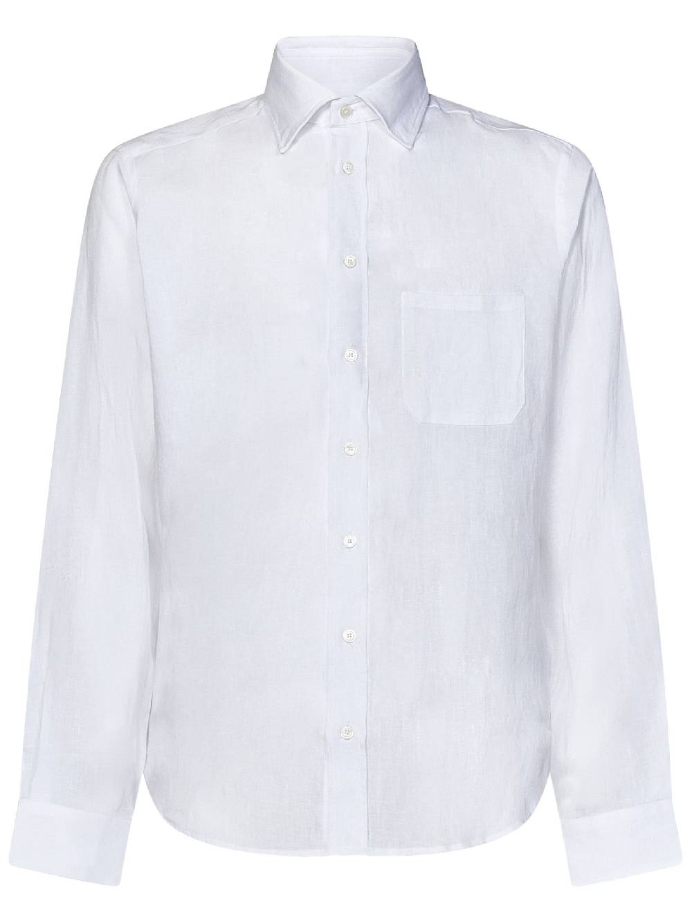 SEASE  Camicia di Lino Bianca Classica Uomo SEASE