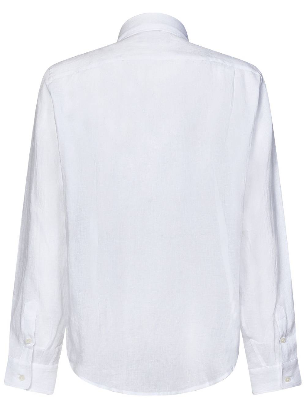 SEASE  Camicia di Lino Bianca Classica Uomo SEASE Offerta natalizia