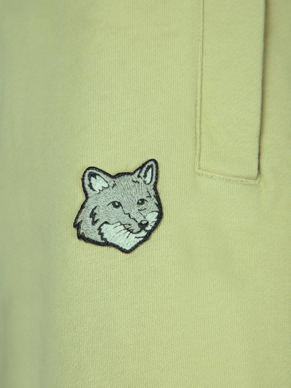 MAISON KITSUNÉ  Shorts in Cotone Beige da Uomo MAISON KITSUNÉ Offerta Pasqua