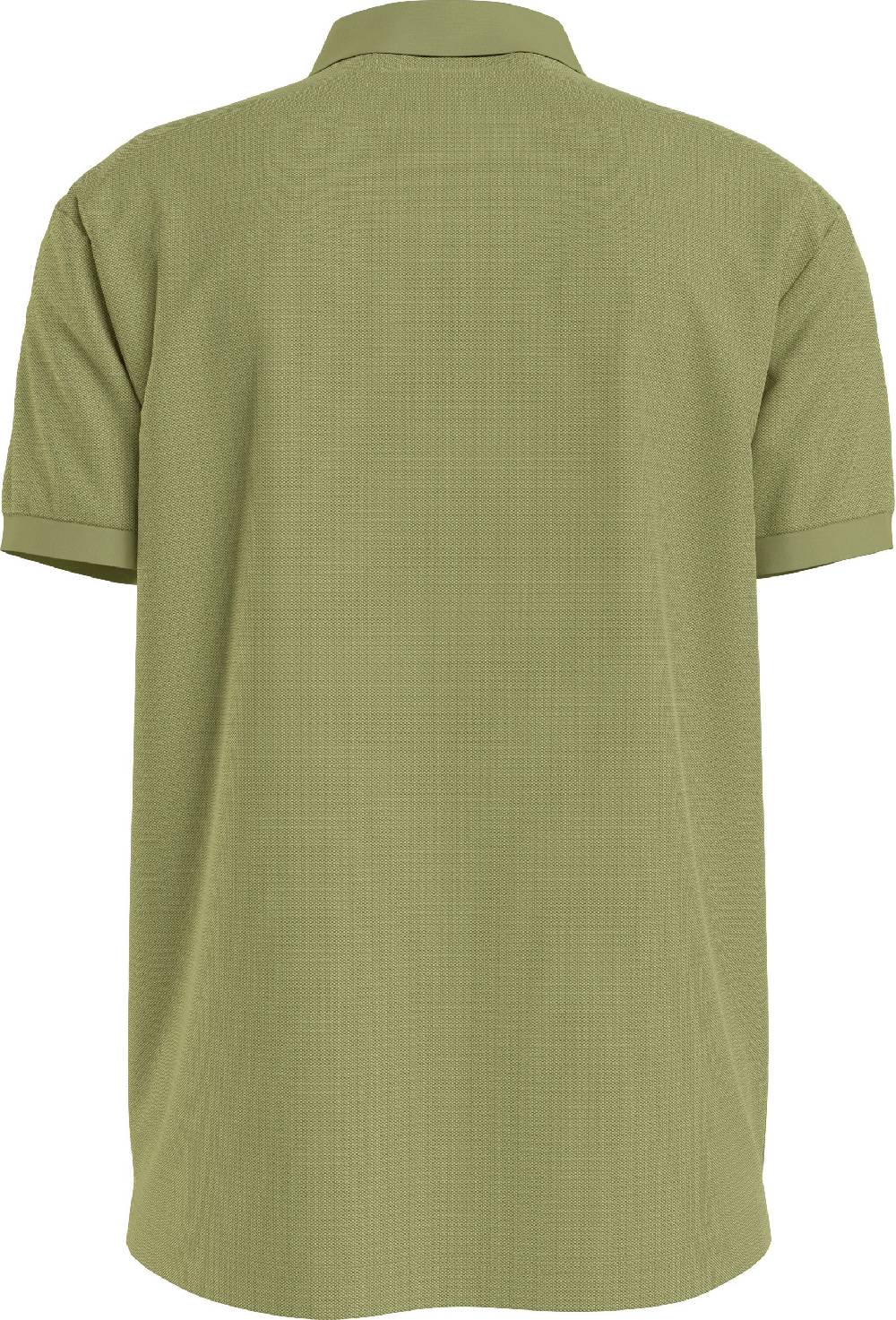 CALVIN KLEIN  Polo da Uomo Calvin Klein in Cotone Elasticizzato Verde Offerta Giorno del Papà