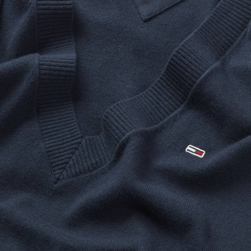 TOMMY JEANS  Felpa Slim Fit Blu da Donna Tommy Jeans Offerta Anniversario