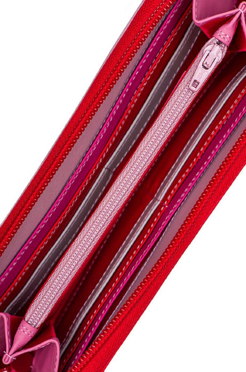 MYWALIT  Portafoglio Elegante Mywalit in Pelle Rosa - Ampio e Chic Smaltimento dello stoccaggio