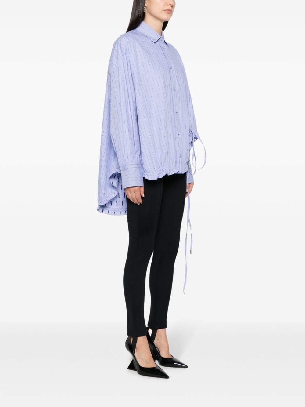 ATTICO  Camicia Attico Blu in Cotone da Donna Offerta settimanale