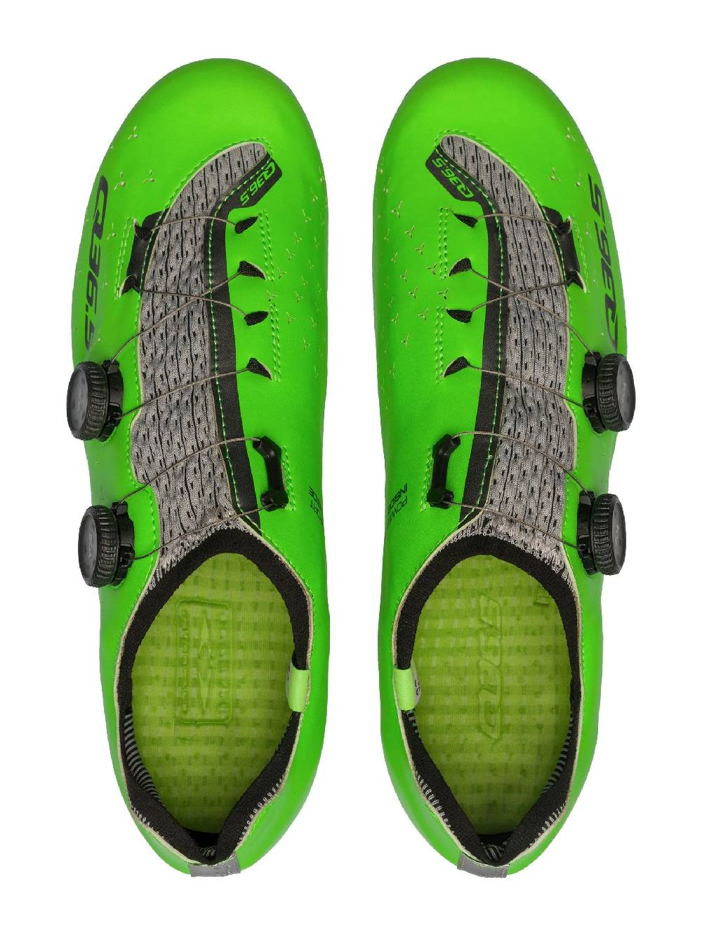 Q36.5 Unique Scarpe Strada Verde Fluo In Saldo