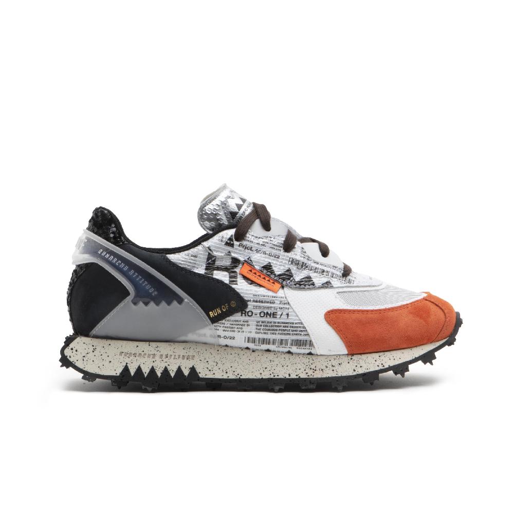 RUN OF Ro1 Hype sneakers in pelle nylon pelle scamosciata e rete Flash Sale