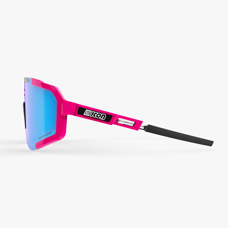 Scicon Occhiali Sportivi Aeroscope Rosa Fluo/Blu Moda