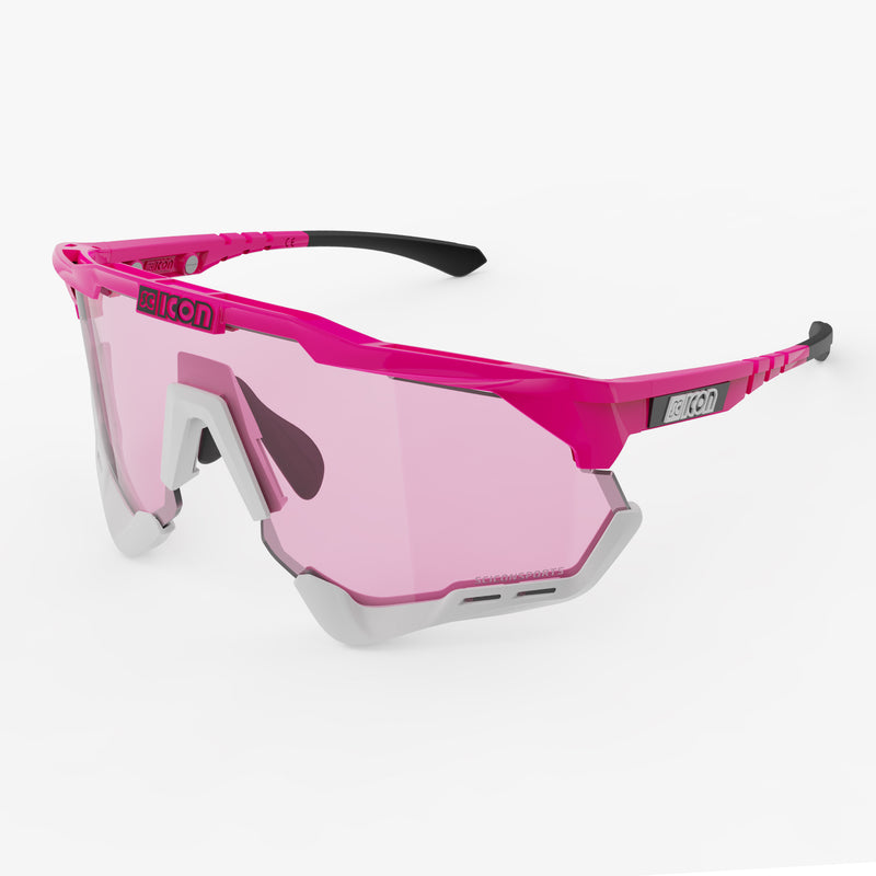 Scicon Aeroshade XL Occhiali Ciclismo Rosa Fluo/Blu 2025