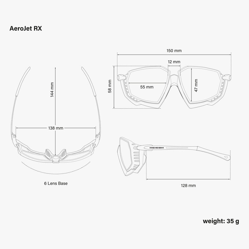 Scicon Aerojet Occhiale da vista per Ciclismo Cristallo 2025