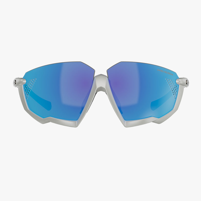 Scicon Aerojet Occhiali Ciclismo Bianco/Blu Saldi Di Fabbrica