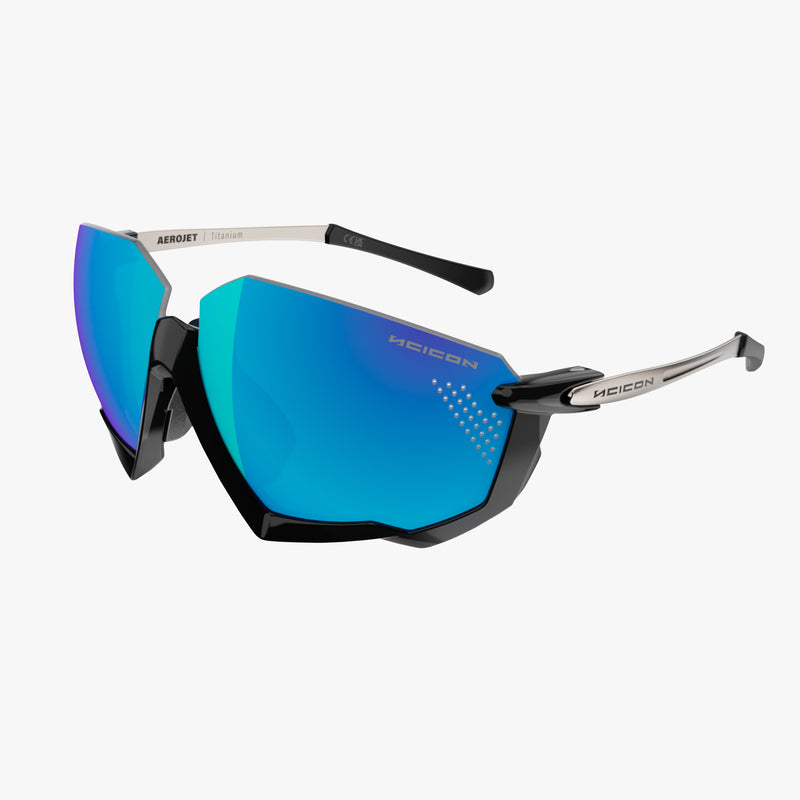 Scicon Aerojet Occhiali Ciclismo Nero/Blu