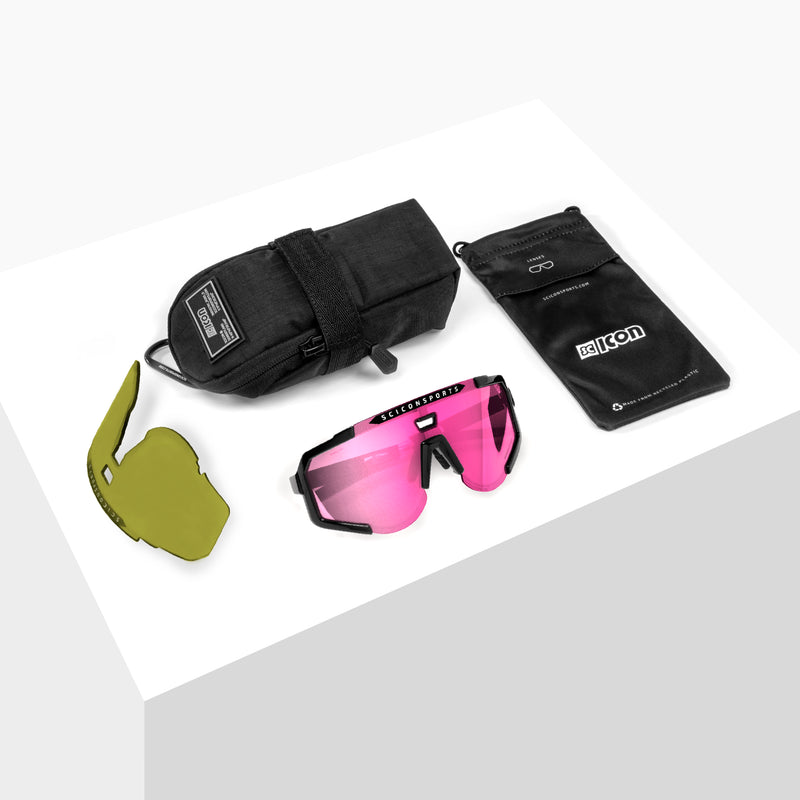 Scicon Occhiali Sportivi Aeroscope Antracite/Rosa Qualità