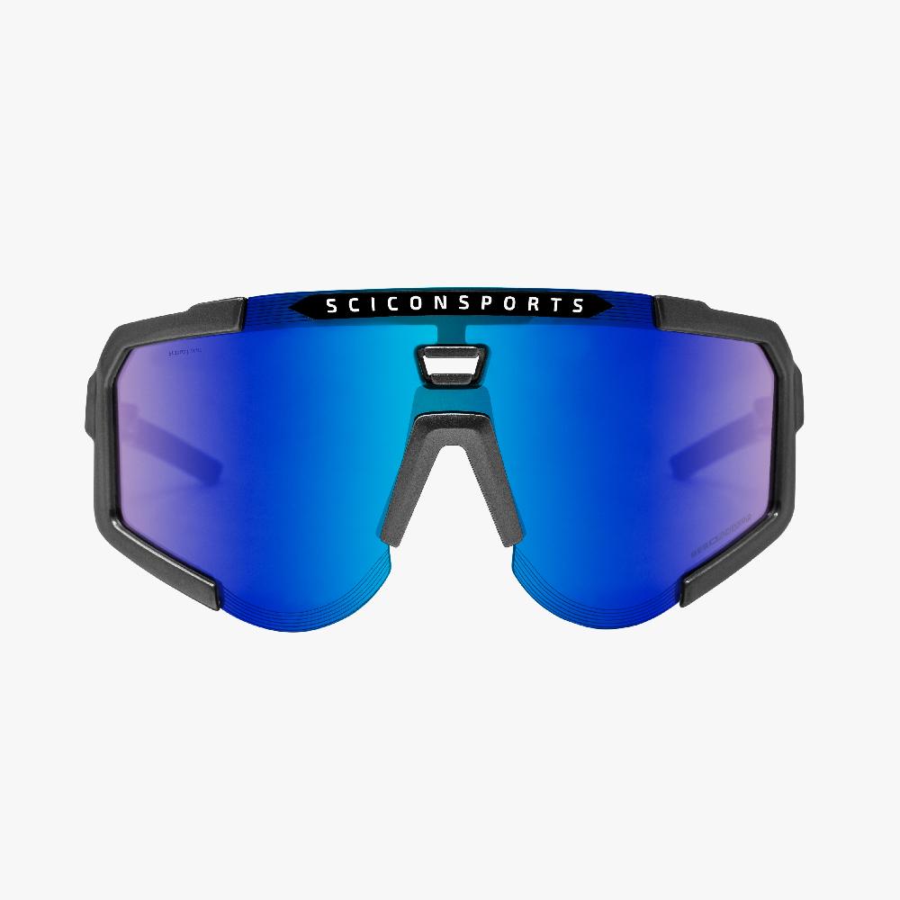 Scicon Occhiali Sportivi Aeroscope Antracite/Blu Pezzi Unici