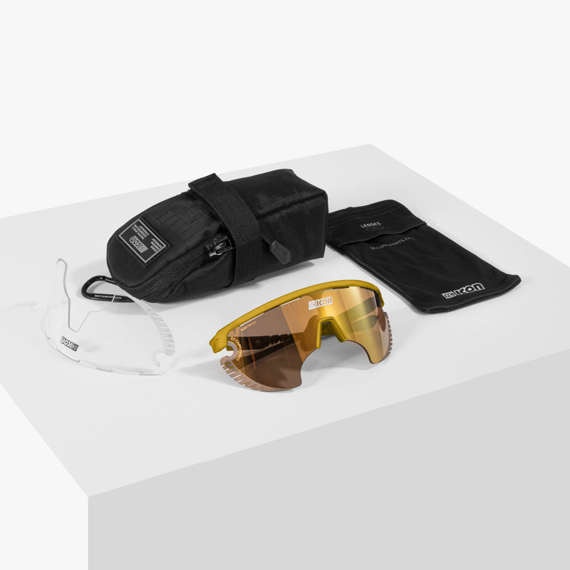 Scicon Occhiali Sportivi Aerowing Lamon Gialla/Lente Bronzo Specchiata Affare Del Giorno