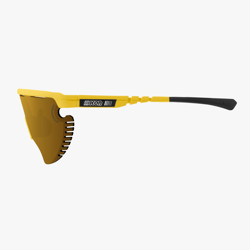 Scicon Occhiali Sportivi Aerowing Lamon Gialla/Lente Bronzo Specchiata Affare Del Giorno