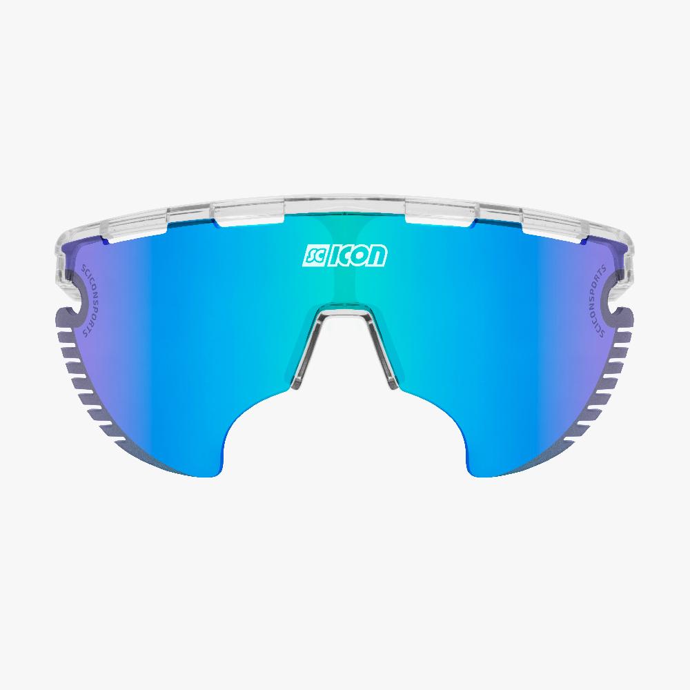 Scicon Occhiali Sportivi Aerowing Lamon Cristallo/Lente Blu Sottocosto