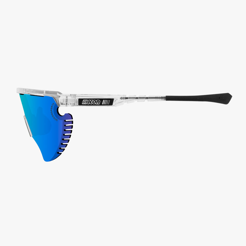 Scicon Occhiali Sportivi Aerowing Lamon Cristallo/Lente Blu Sottocosto