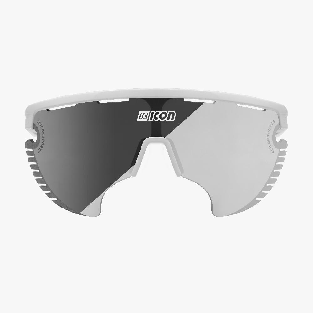 Scicon Occhiali Sportivi Aerowing Lamon Bianca/Lente Argento Saldi Di Fabbrica