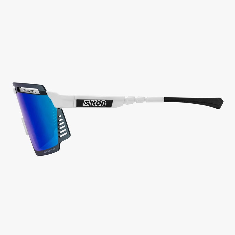 Scicon Aerowatt Occhiali Sportivi Bianco/Blu Vendita