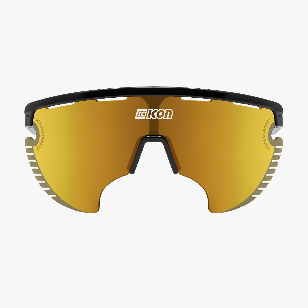 Scicon Occhiali Sportivi Aerowing Lamon Nera/Lente Bronzo Specchiata Prezzo Ridotto