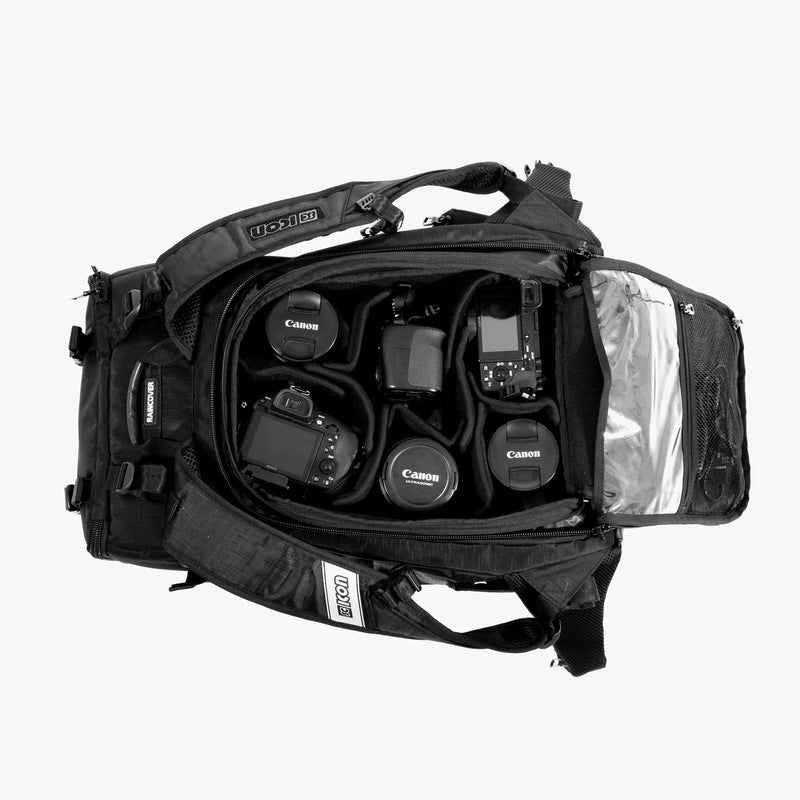 Scicon Zaino professionale per Fotocamera 55L Nero Saldi Di Fabbrica