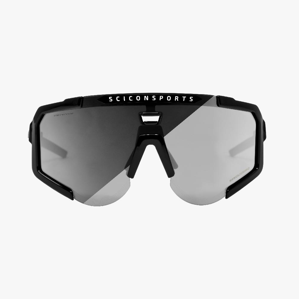 Scicon Occhiali Sportivi Aeroscope Nero/Argento Liquidazione
