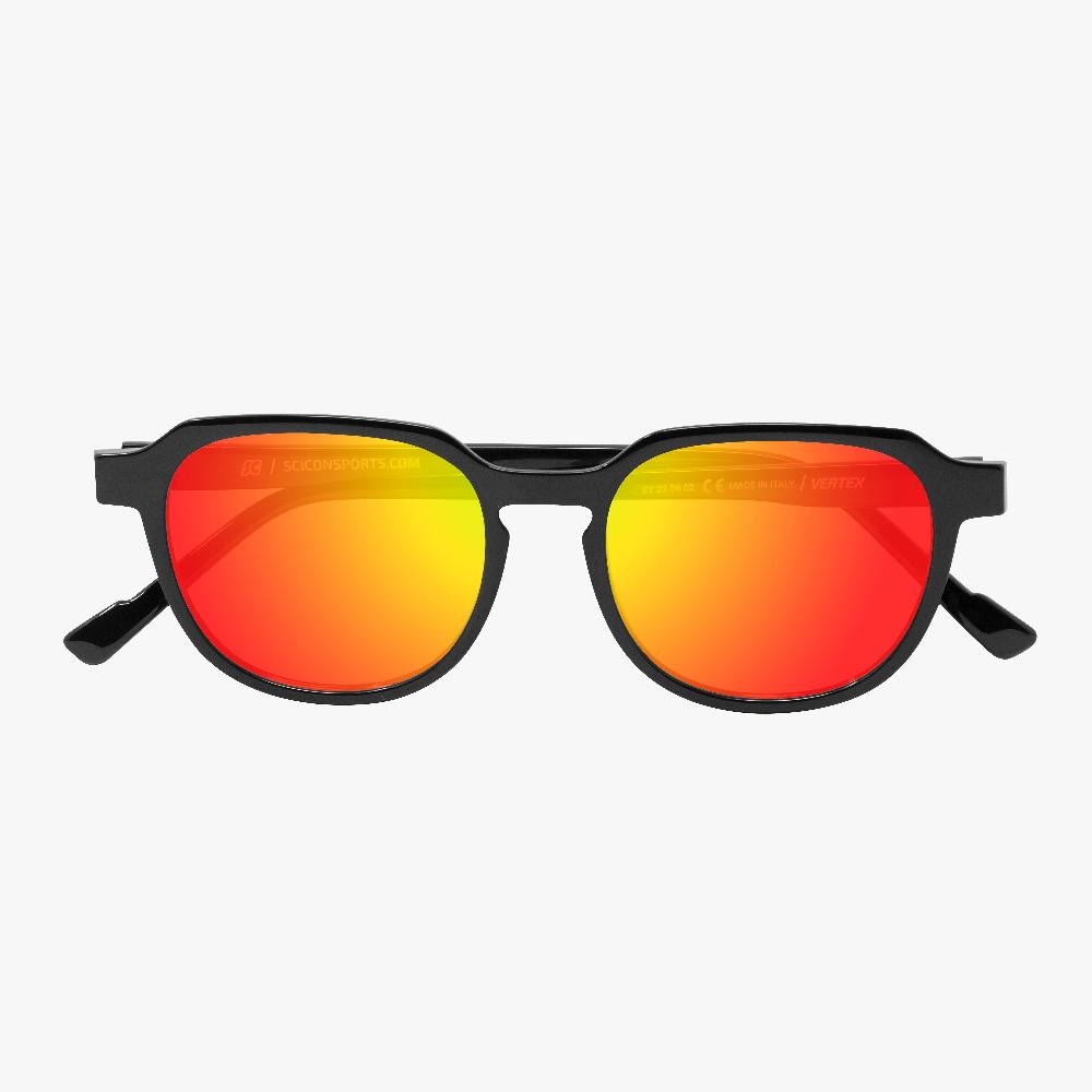 Scicon Occhiali da sole Vertex Neri Lucidi/Lenti Rosse Specchiate Lightning offer