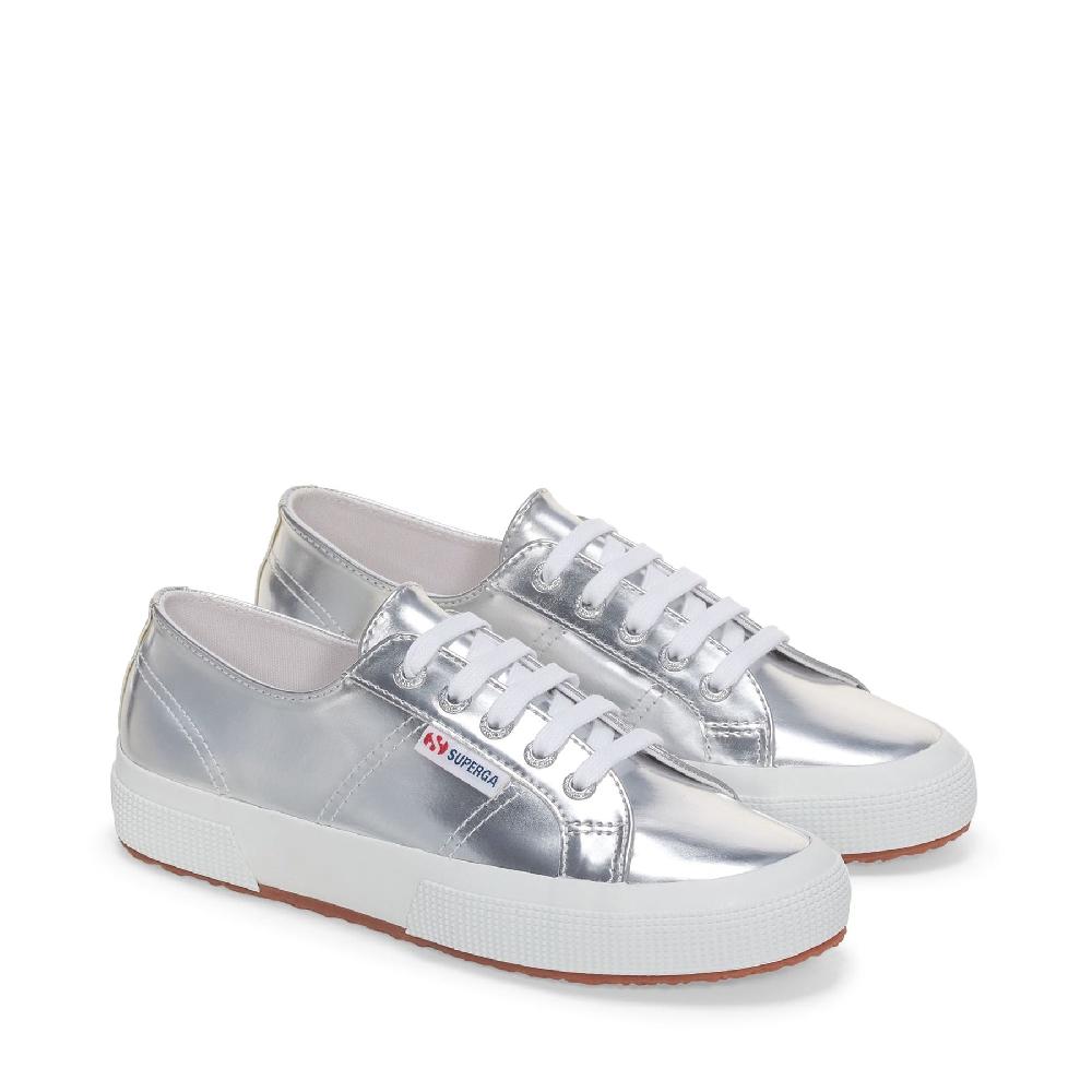 Superga 2750 MIRROR SYNTHETIC MATERIALSILVER Super Saving Price