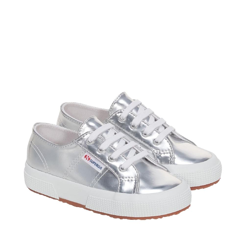 Superga 2750 KIDS MIRROR SYNTHETIC MATERIALSILVER 2025