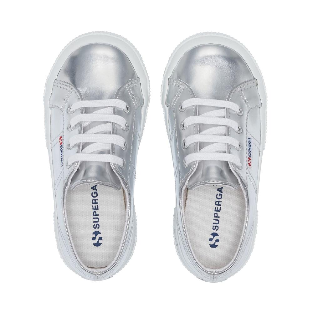 Superga 2750 KIDS MIRROR SYNTHETIC MATERIALSILVER 2025