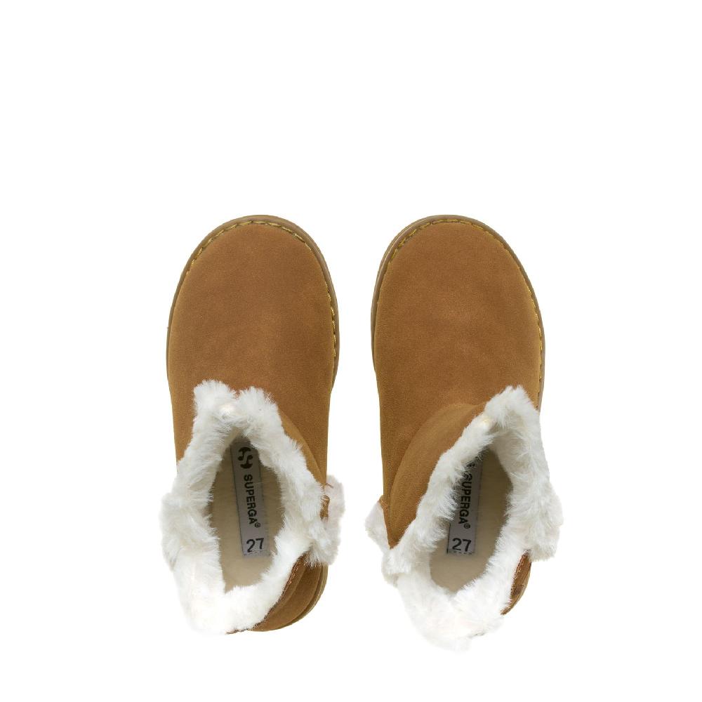 Superga 4033 KIDS SYNTHETIC MATERIALBROWN BRONZE Affare Del Giorno