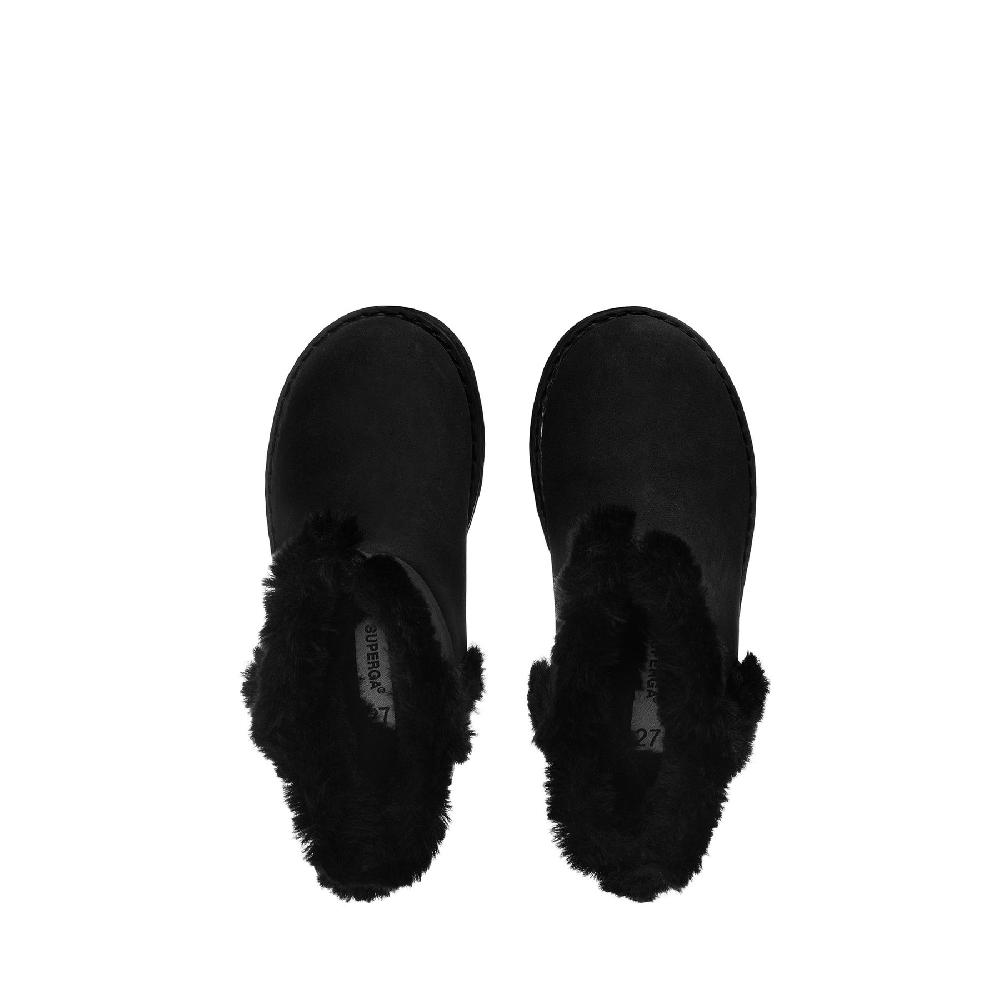 Superga 4033 KIDS SYNTHETIC MATERIALTOTAL BLACK Prezzo Ridotto