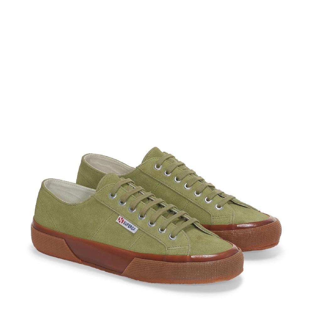 Superga 2750 OG SUEDEGREEN SAGE-GUM Offerte