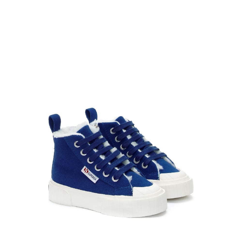Superga 2696 KIDS STRIPE SUEDEBLUE ROYAL-FAVORIO Presa