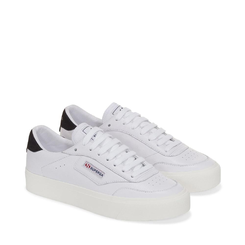 Superga 3843 COURTWHITE-BRISTOL BLACK-FAVORIO Italy