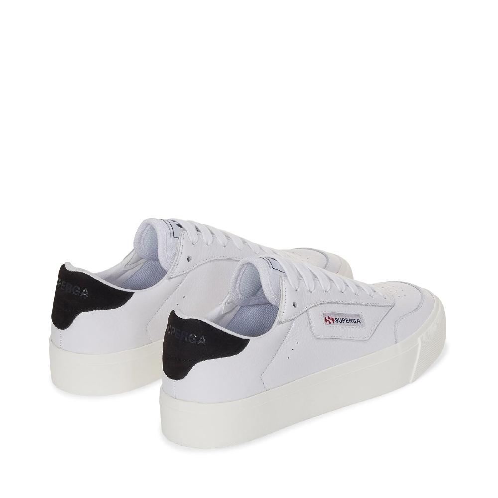 Superga 3843 COURTWHITE-BRISTOL BLACK-FAVORIO Italy