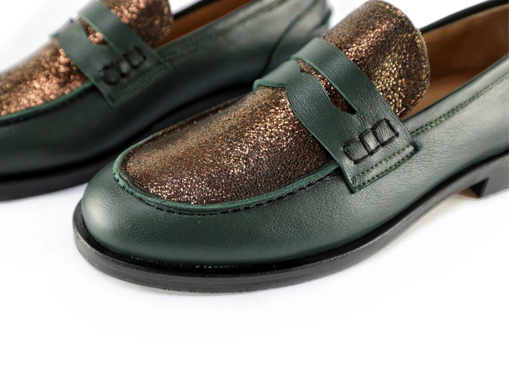 Ton Goût Mocassino Betty Verde Negozio online di fabbrica
