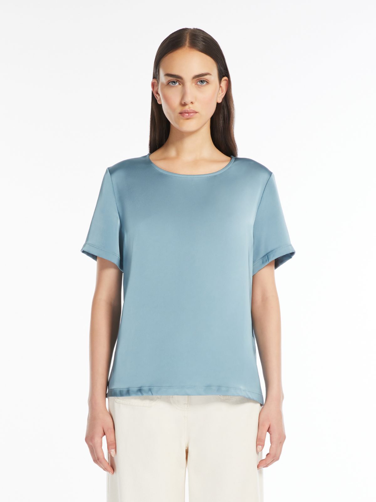 Weekend T-shirt in raso e jersey Lightning offer
