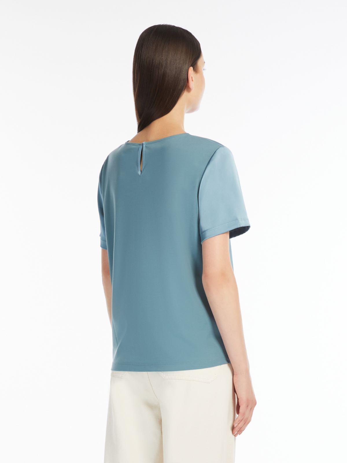 Weekend T-shirt in raso e jersey Lightning offer